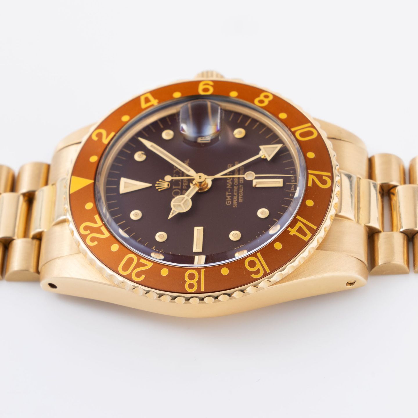 Rolex GMT-Master 1675/8 (1977) - Black dial 40 mm Yellow Gold case (4/8)