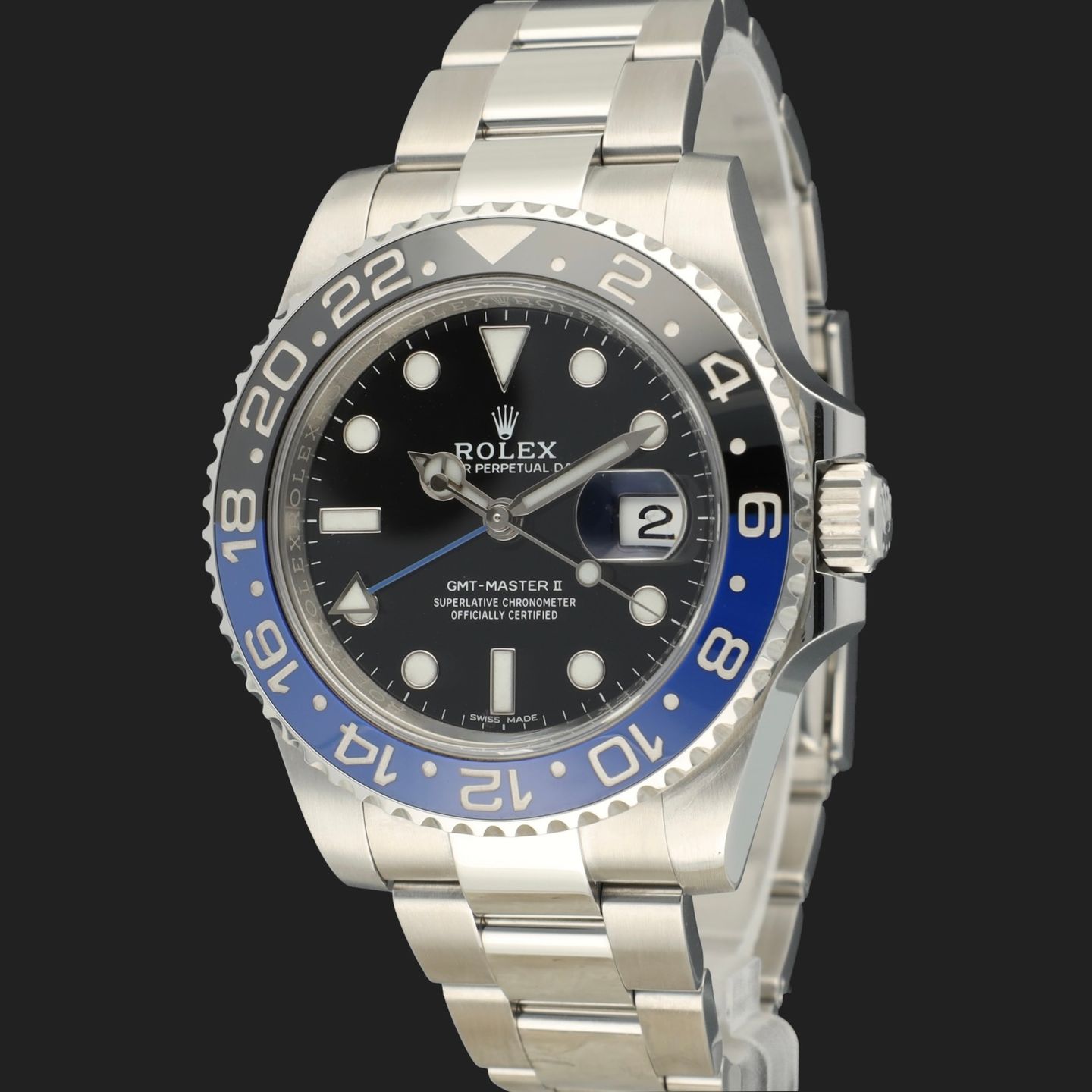 Rolex GMT-Master II 116710BLNR (2016) - Zwart wijzerplaat 40mm Staal (1/8)