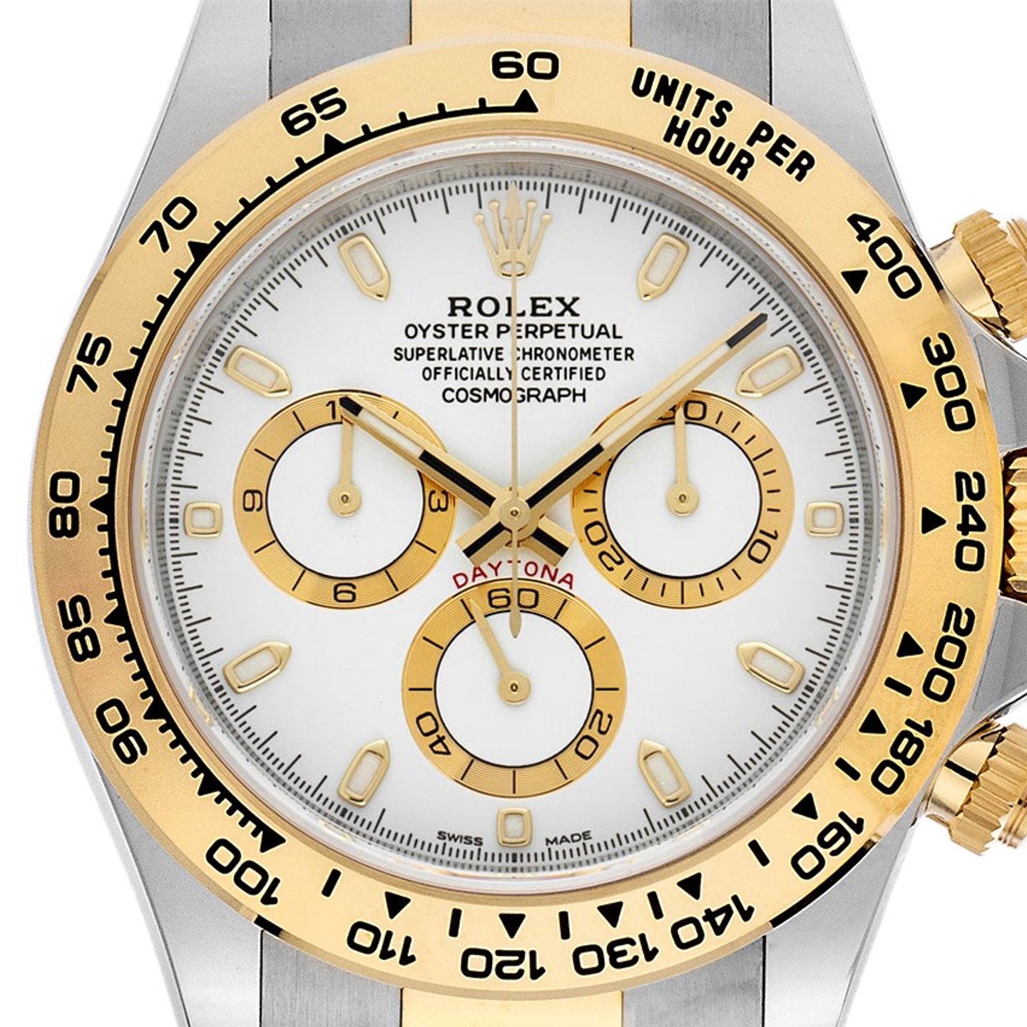 Rolex Daytona 126503 (2026) - Wit wijzerplaat 40mm Goud/Staal (1/7)