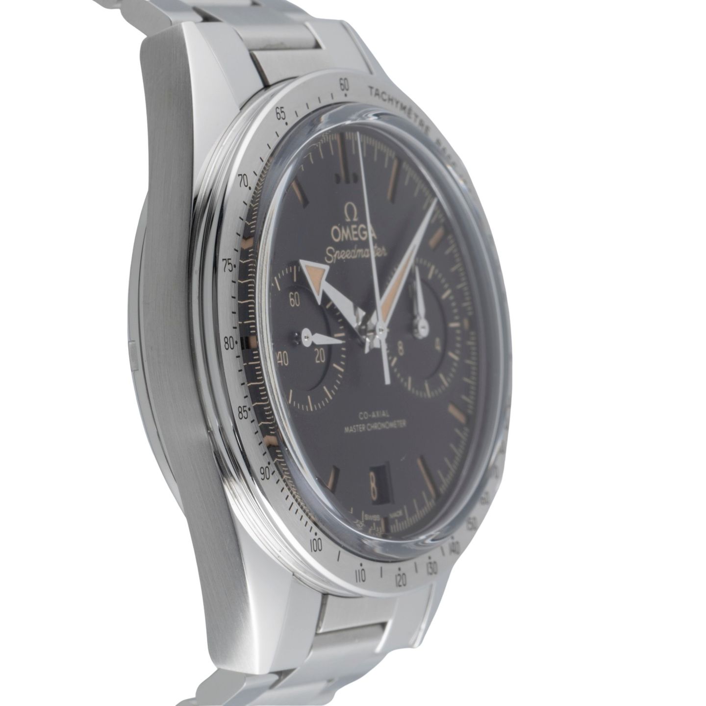Omega Speedmaster '57 332.10.41.51.01.001 (Unknown (random serial)) - Black dial 41 mm Steel case (7/8)