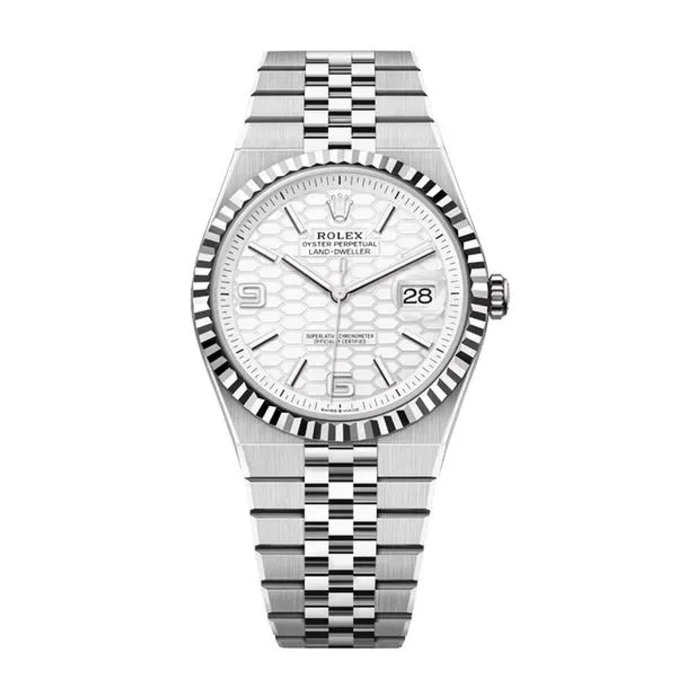 Rolex Land-Dweller 40 127334 (2025) - White dial 40 mm Steel case (1/4)