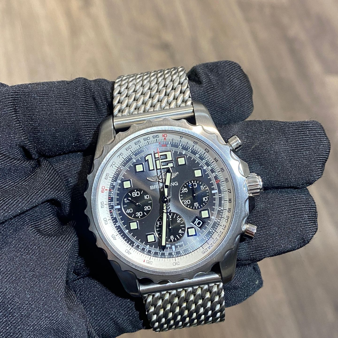 Breitling Chronospace Automatic A2336035 (Unknown (random serial)) - Blue dial 46 mm Steel case (1/1)