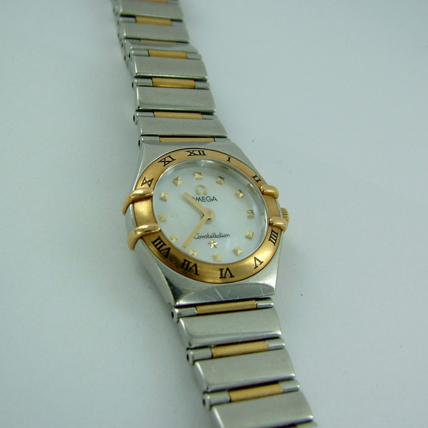 Omega Constellation - (2006) - White dial 22 mm Gold/Steel case (4/6)