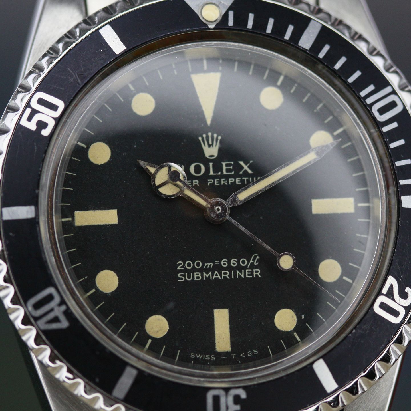 Rolex Submariner No Date 5513 (1966) - Black dial 40 mm Steel case (4/8)
