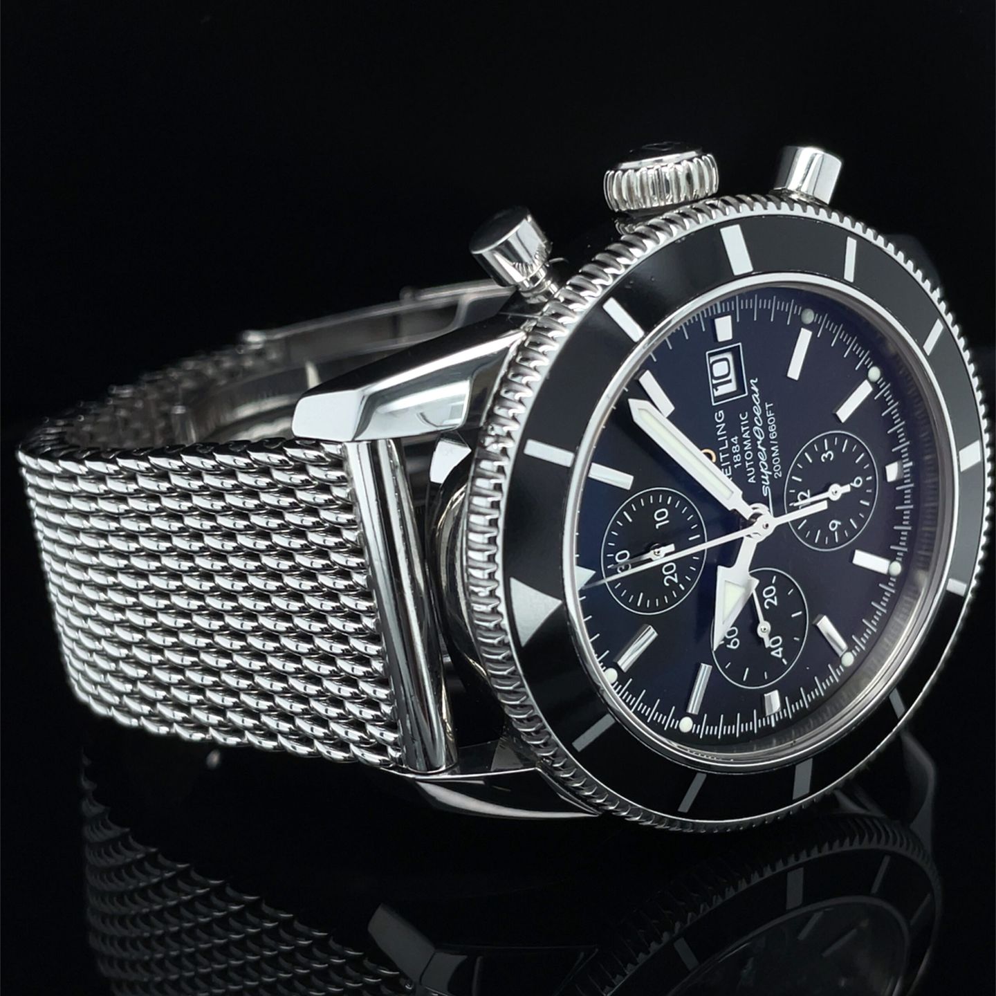 Breitling Superocean Heritage Chronograph A13320 (Unknown (random serial)) - Black dial 46 mm Steel case (8/8)