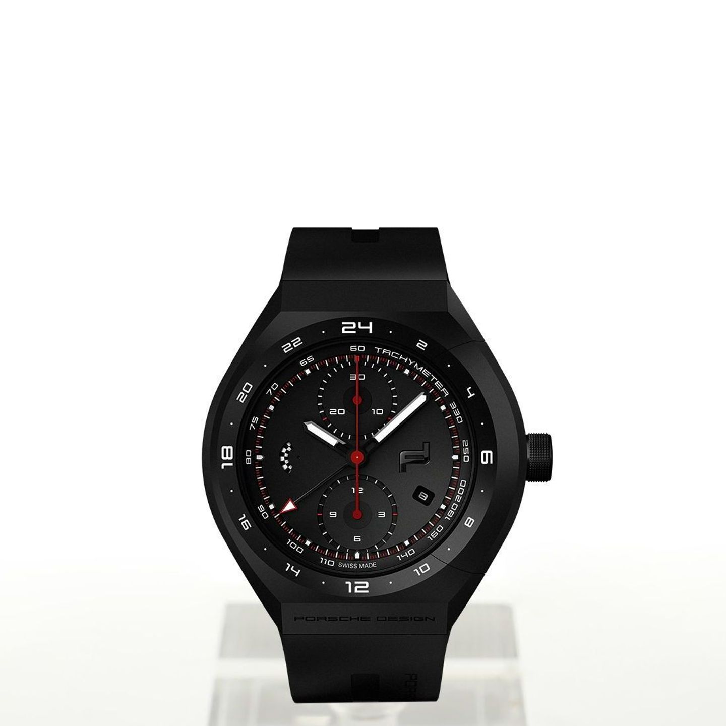 Porsche Design Monobloc Actuator 6030.6.01.007.05.2 (2024) - Zwart wijzerplaat 46mm Titanium (2/2)