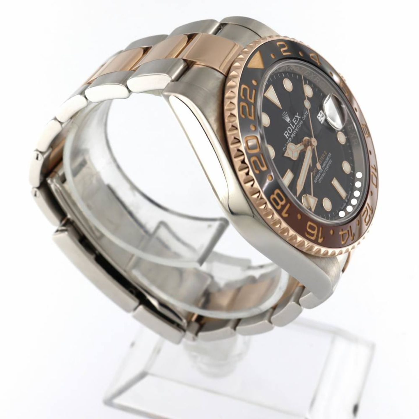 Rolex GMT-Master II 126711CHNR (2019) - Zwart wijzerplaat 40mm Goud/Staal (3/6)
