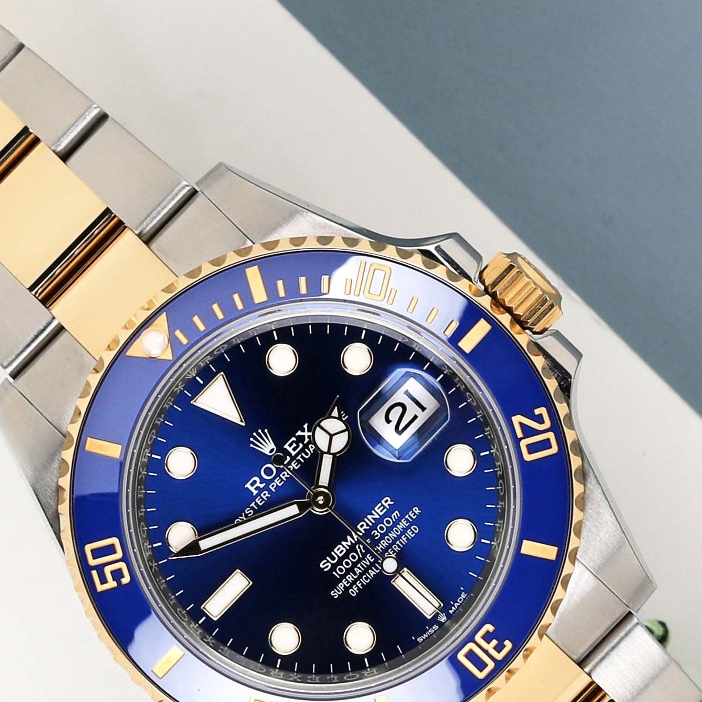 Rolex Submariner Date 126613LB (2022) - Blue dial 41 mm Gold/Steel case (2/8)
