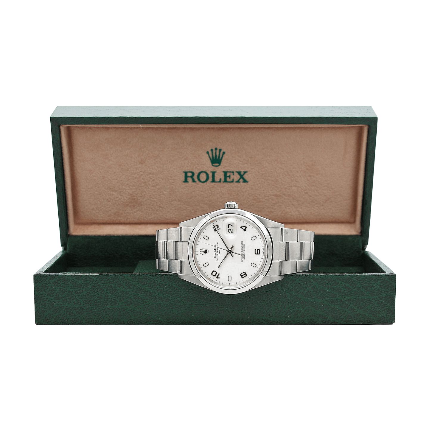 Rolex Oyster Perpetual Date 15200 (Unknown (random serial)) - 34 mm Steel case (2/7)