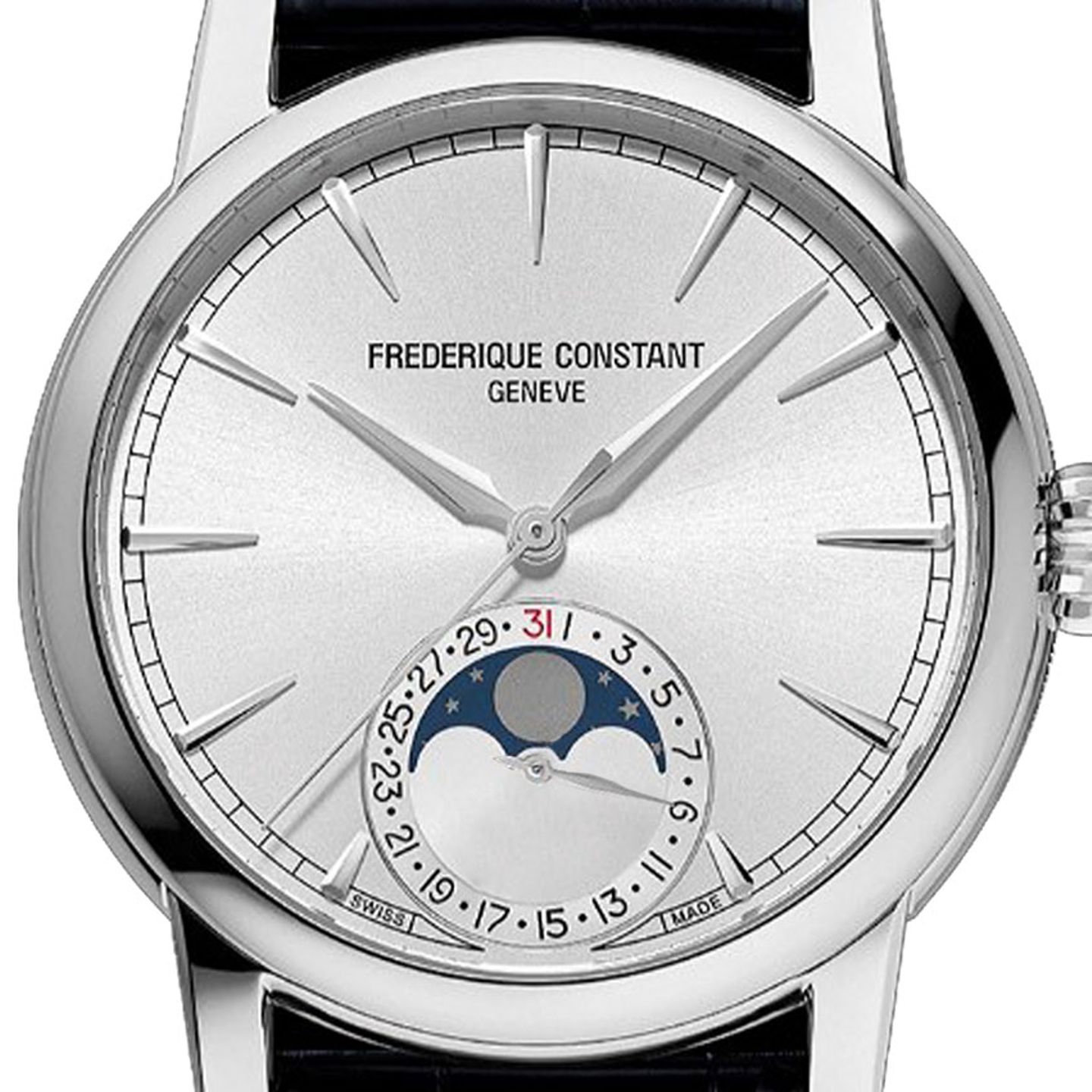 Frederique Constant Manufacture FC-716S3H6 (Unknown (random serial)) - Silver dial 40 mm Steel case (1/7)