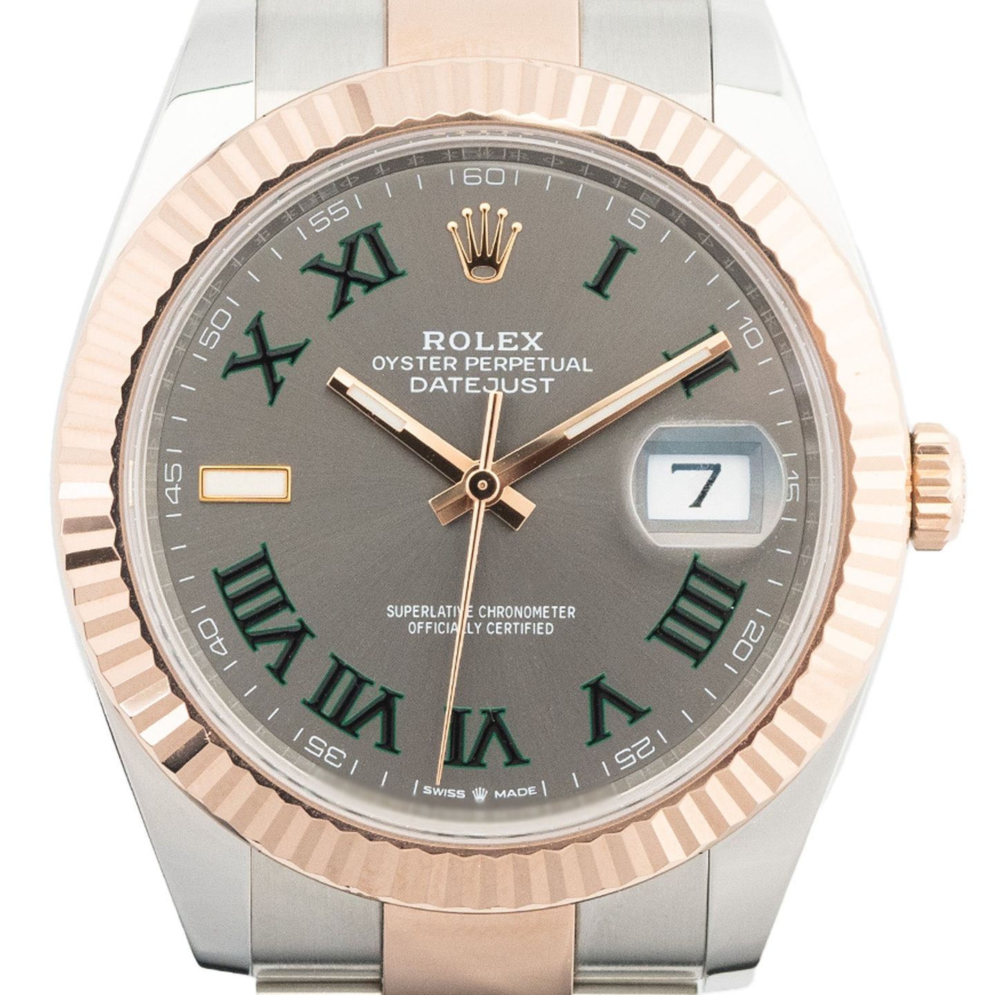 Rolex Datejust 41 126331 (2023) - Grey dial 41 mm Gold/Steel case (2/6)