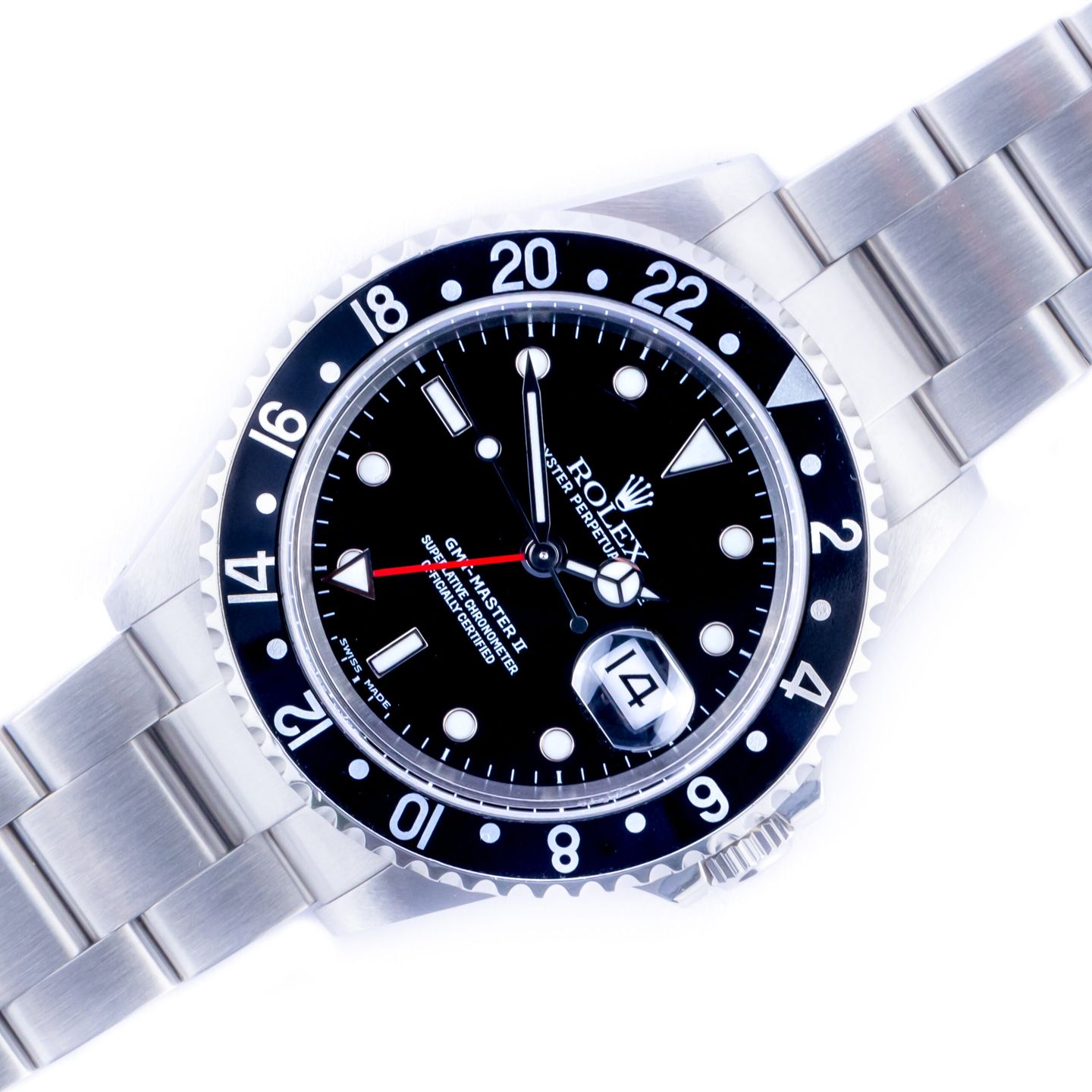 Rolex GMT-Master II 16710 (2000) - Black dial 40 mm Steel case (1/8)