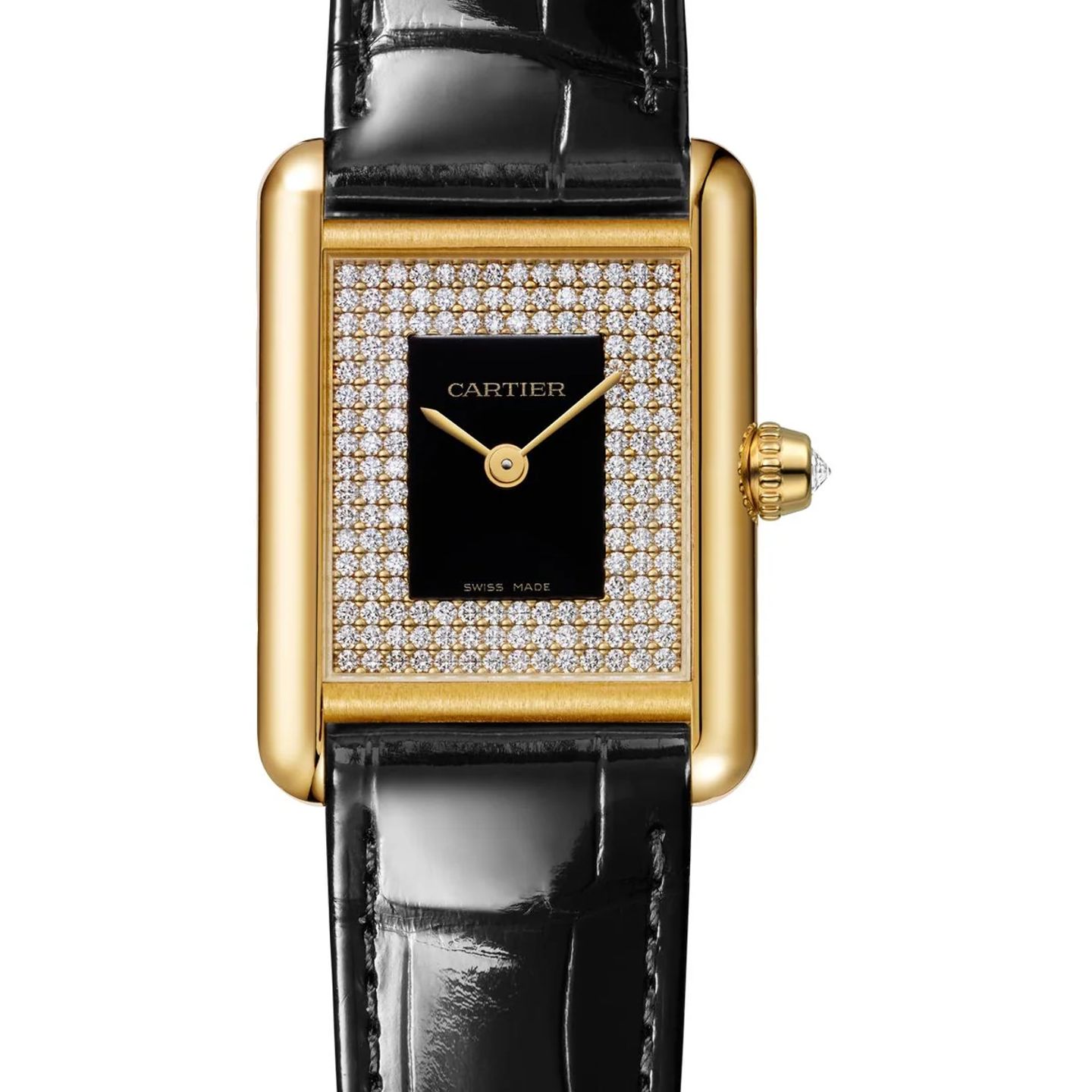 Cartier Tank Louis Cartier WGTA0269 (2026) - Zwart wijzerplaat 30mm Geelgoud (1/1)