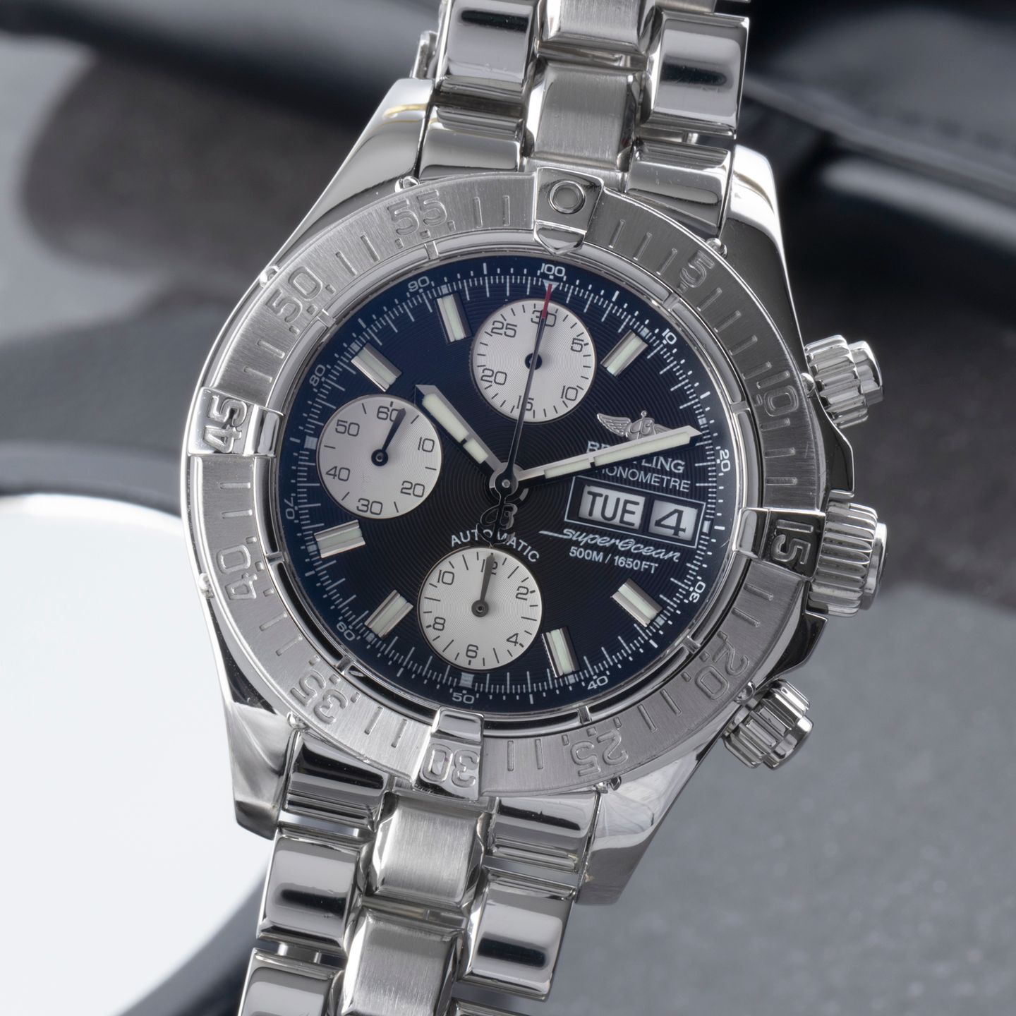 Breitling Superocean Chronograph II A13340 (2004) - 42 mm Steel case (3/8)