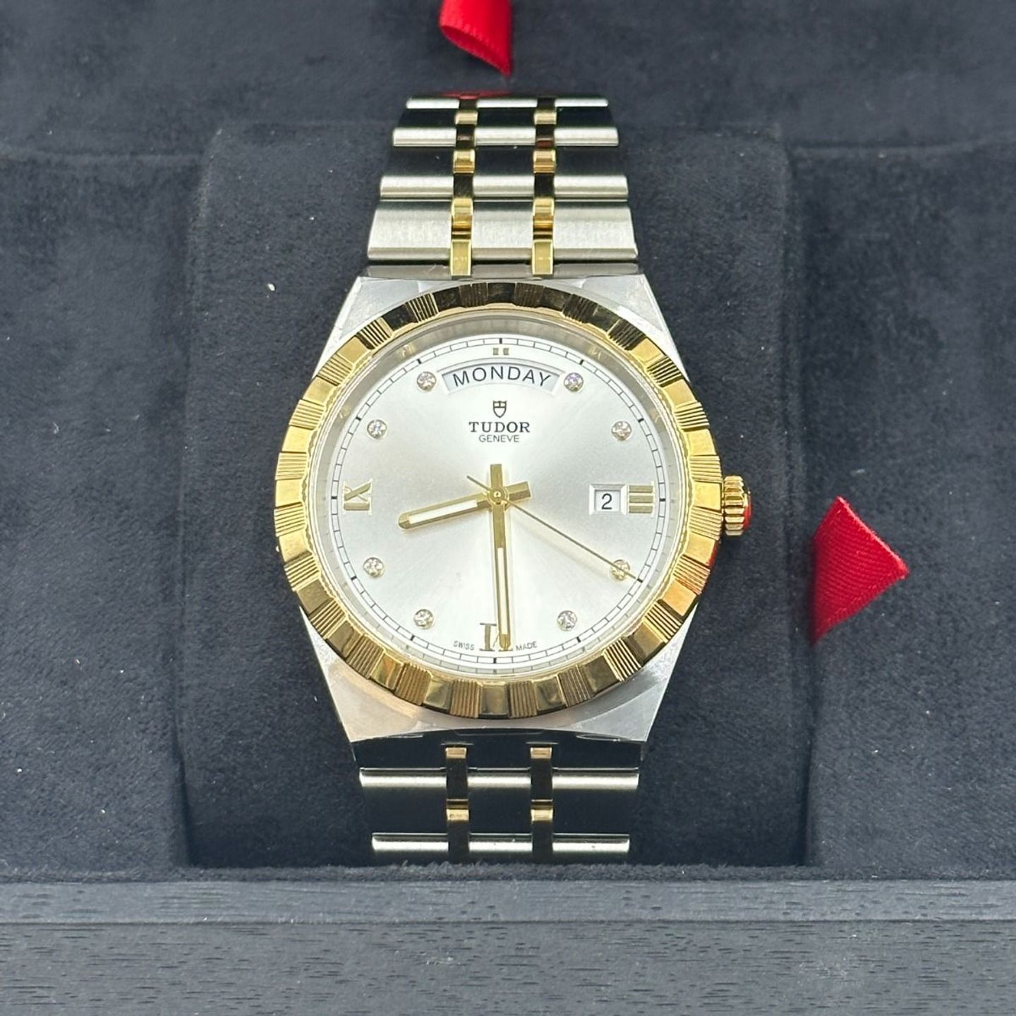 Tudor Royal 28603-0002 (2024) - Zilver wijzerplaat 41mm Staal (5/8)