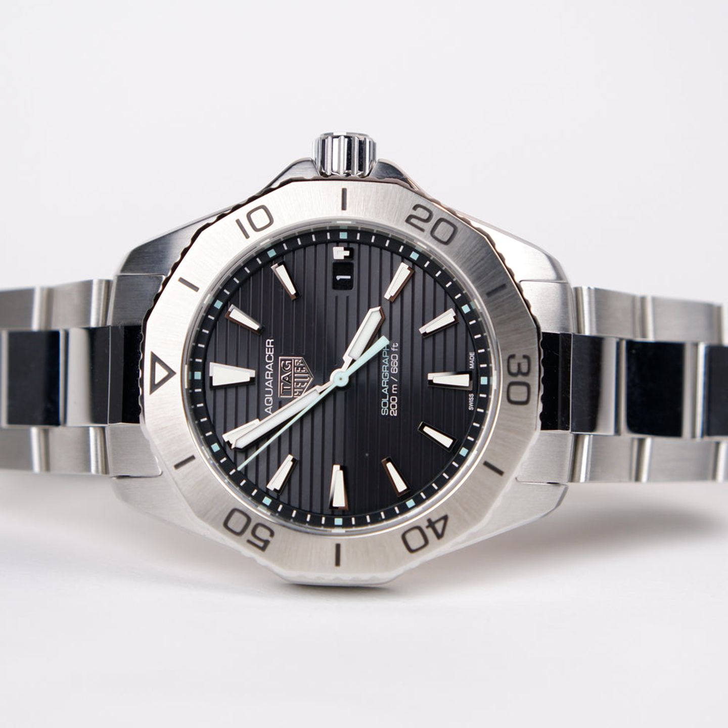 TAG Heuer Aquaracer WBP1114.BA0000 (2026) - Zwart wijzerplaat 40mm Staal (1/2)