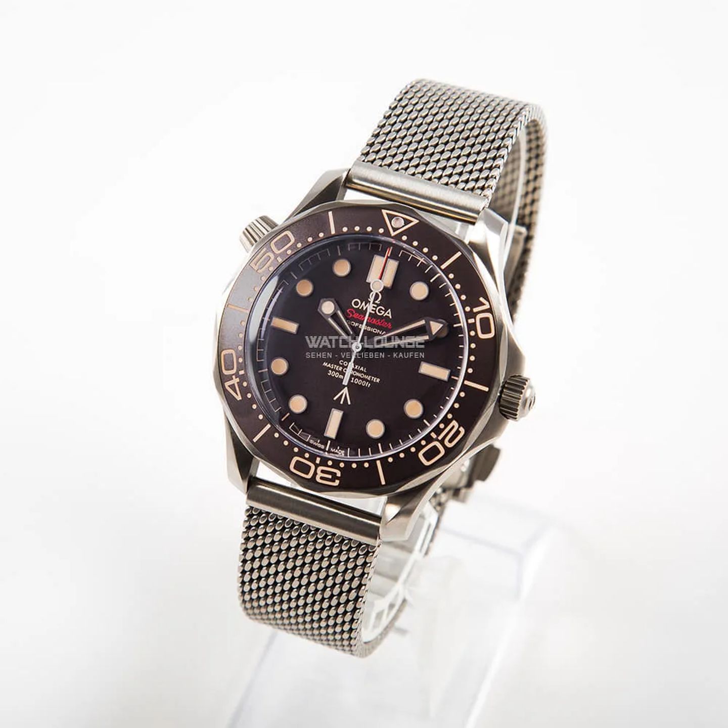 Omega Seamaster Diver 300 M 210.90.42.20.01.001 (2022) - Bruin wijzerplaat 42mm Titanium (5/8)