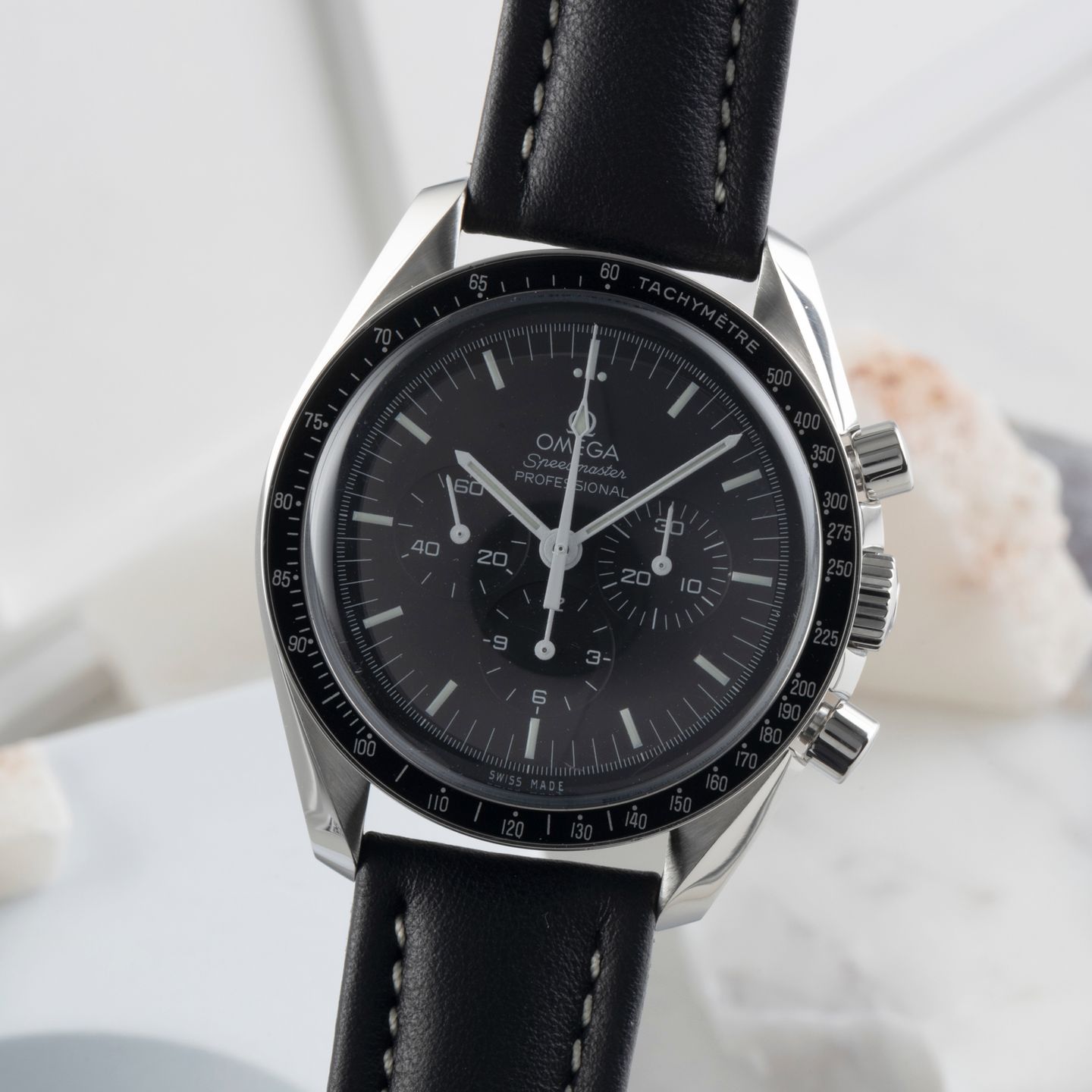 Omega Speedmaster Professional Moonwatch 311.33.42.30.01.002 (2000) - Zwart wijzerplaat 42mm Staal (3/8)