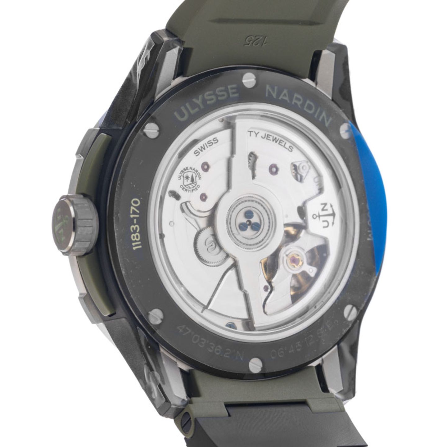 Ulysse Nardin Classic Ulysse Anchor Tourbillon 1782-133/E0-60 (2025) - White dial 45 mm Rose Gold case (6/7)