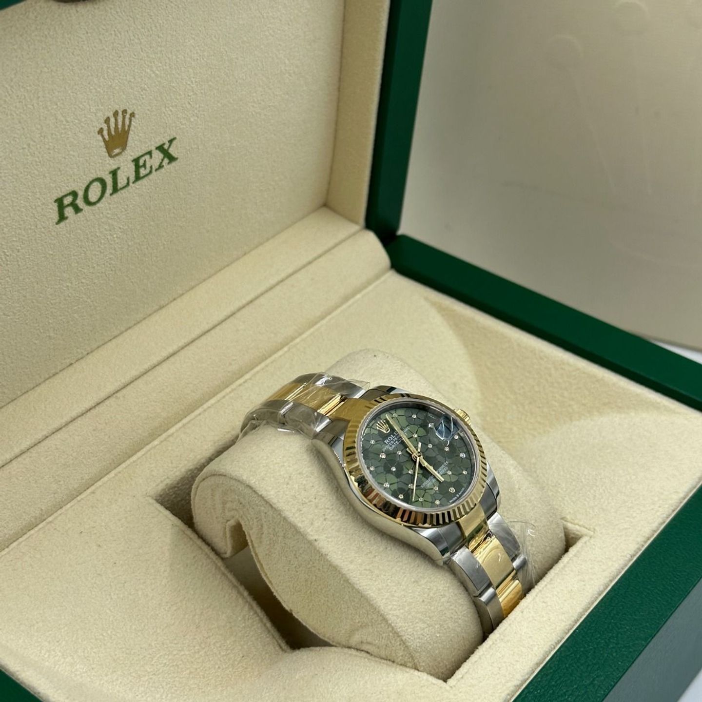 Rolex Datejust 31 278273 (2024) - Groen wijzerplaat 31mm Staal (3/8)