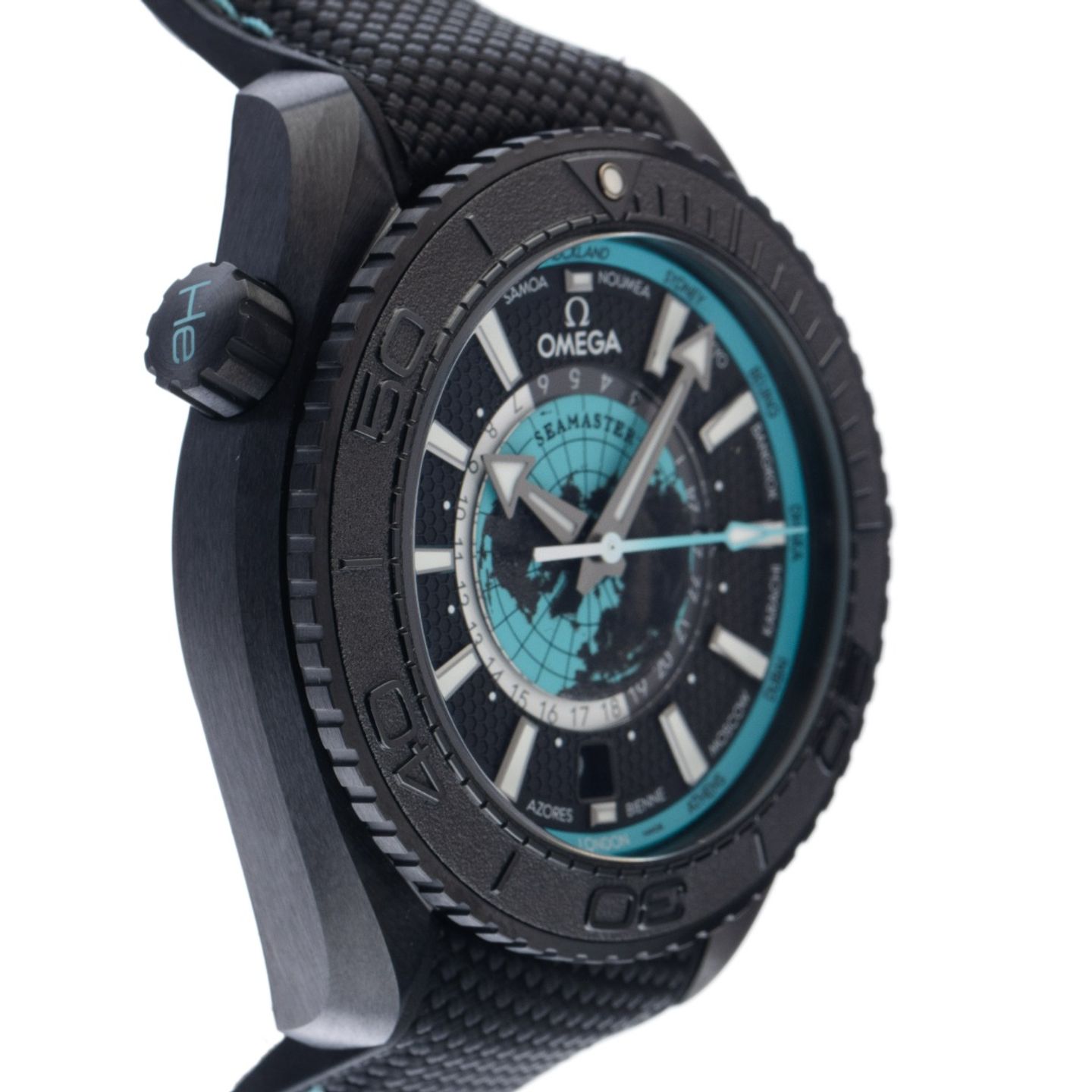 Omega Seamaster Planet Ocean Chronograph 215.92.46.51.01.003 (2025) - Black dial 46 mm Ceramic case (5/7)
