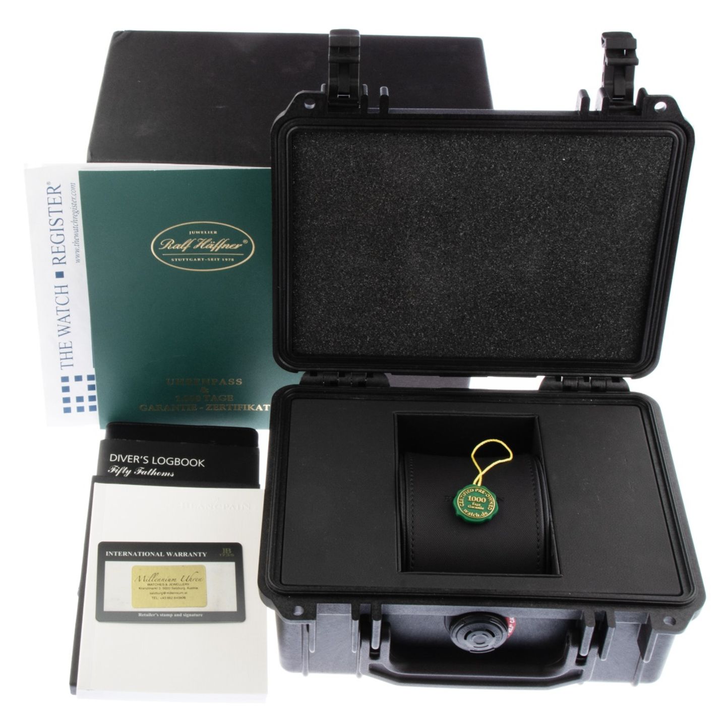 Blancpain Fifty Fathoms Bathyscaphe 5000-0240-O52A (2022) - Blue dial 44 mm Ceramic case (2/7)