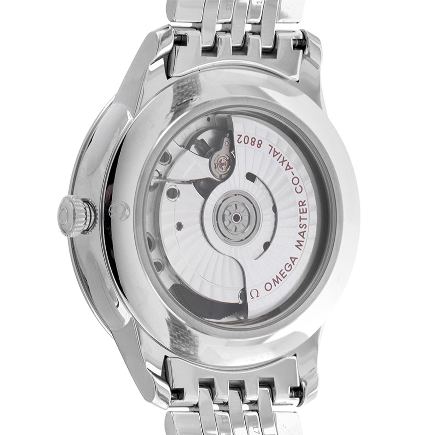 Omega De Ville 434.10.41.20.11.001 (2025) - Rood wijzerplaat 41mm Staal (6/7)