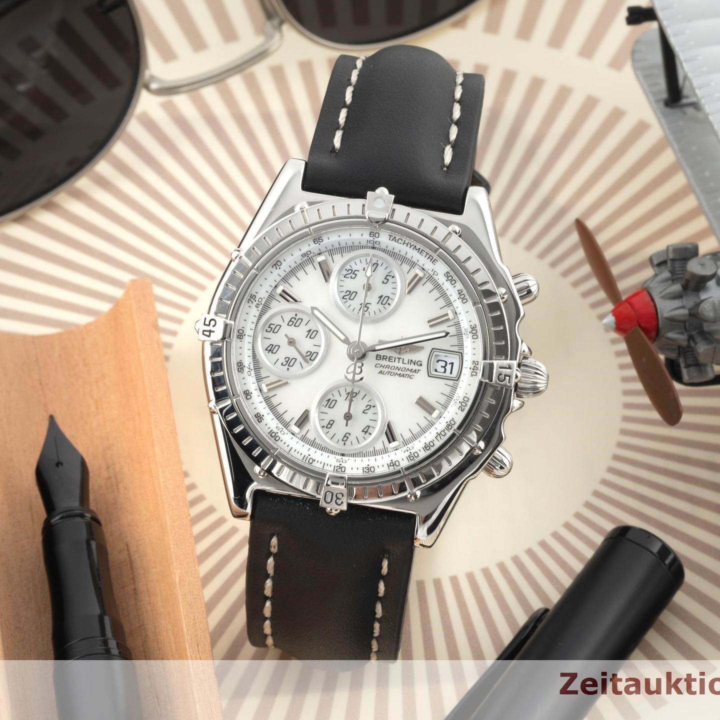 Breitling Chronomat A13050.1 (2002) - 45mm Staal (1/8)