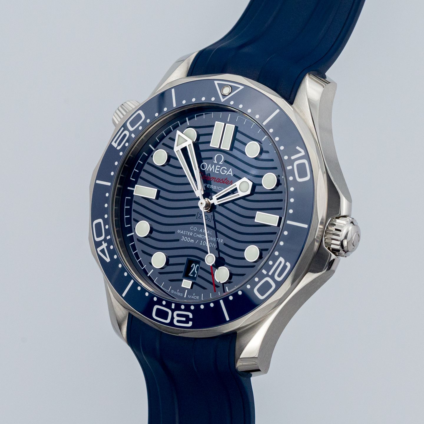 Omega Seamaster Diver 300 M 210.32.42.20.03.001 (2020) - Blauw wijzerplaat 42mm Staal (3/8)