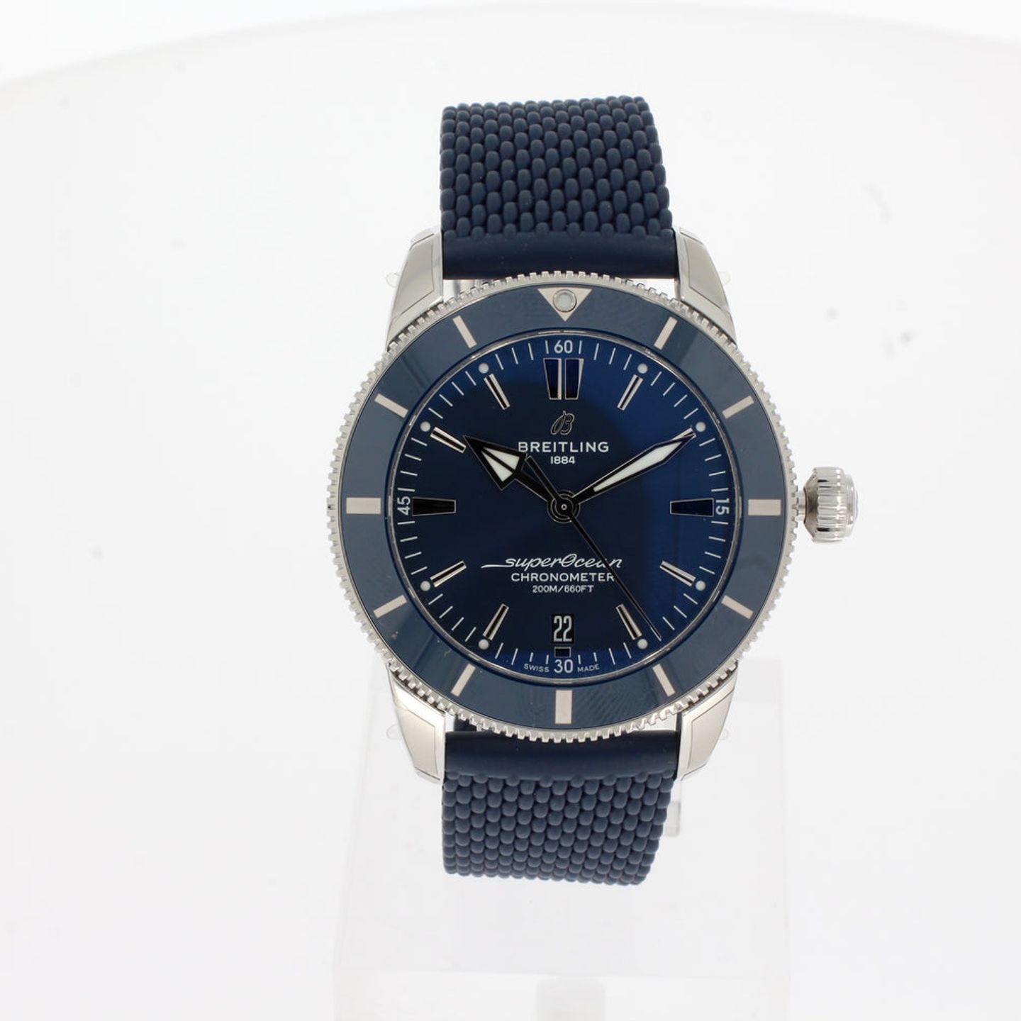 Breitling Superocean Heritage AB2030161C1S1 (2024) - Blauw wijzerplaat 44mm Staal (1/4)