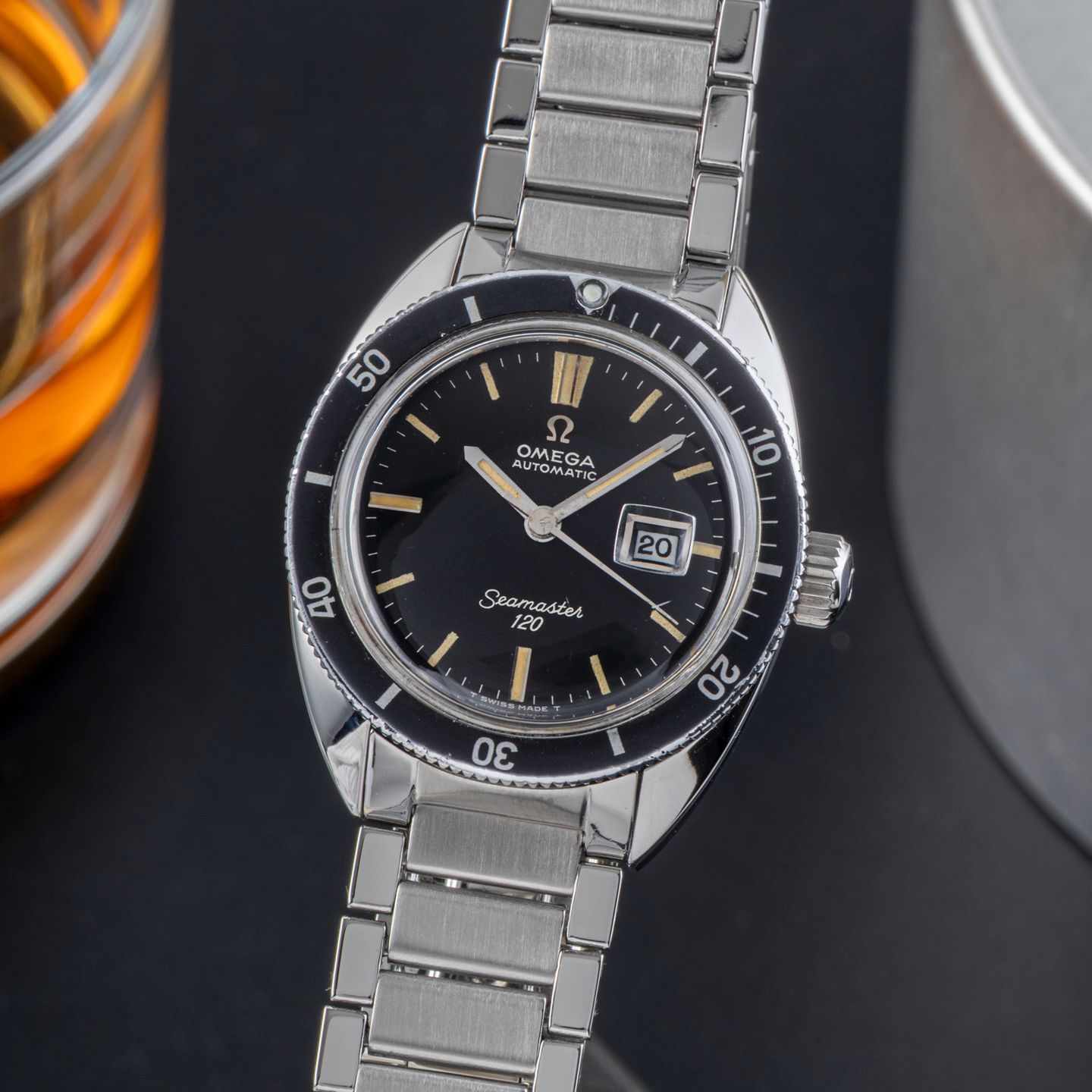 Omega Seamaster 566.0007 (Unknown (random serial)) - Black dial 31 mm Steel case (3/8)