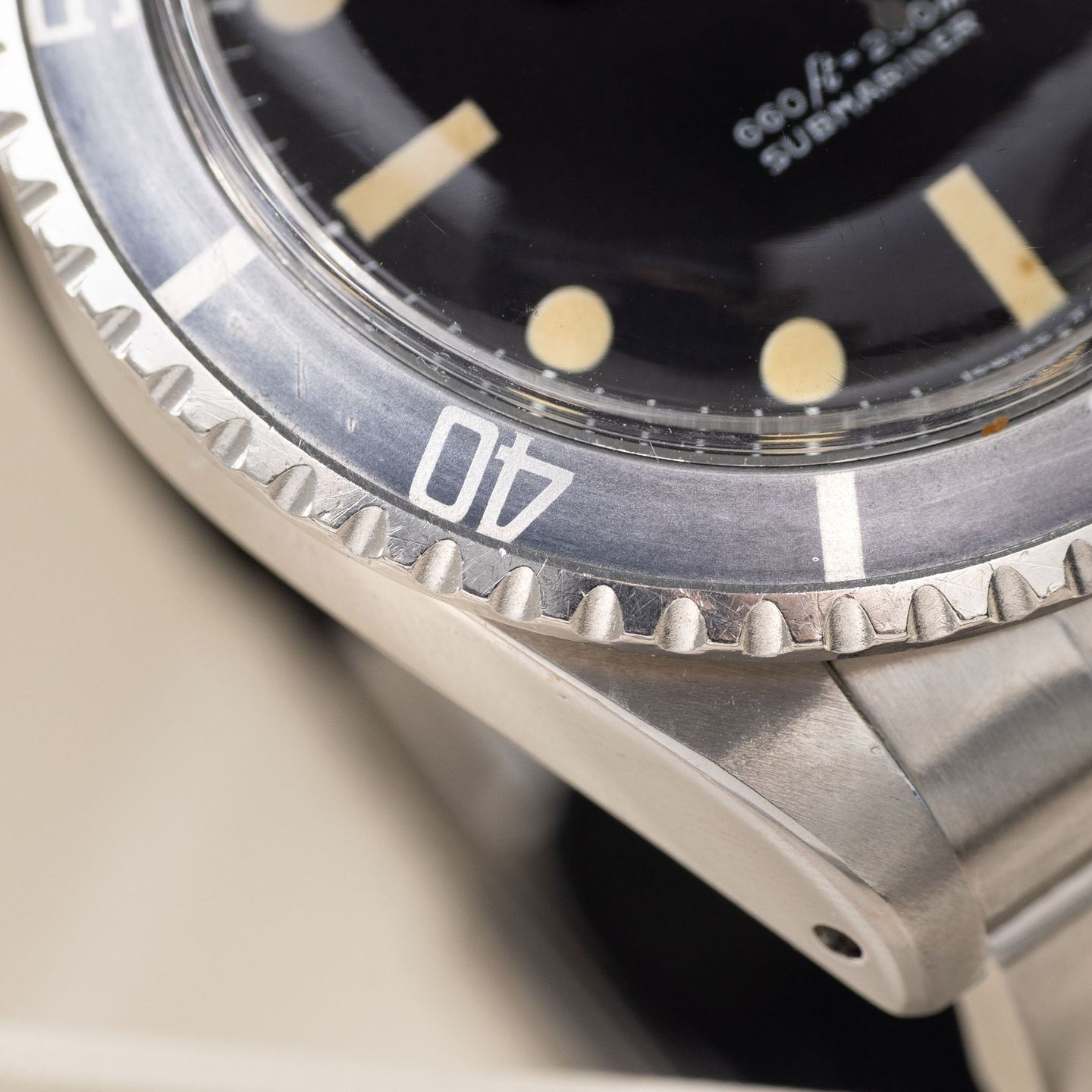 Rolex Submariner No Date 5513 (1971) - Zwart wijzerplaat 40mm Staal (7/8)