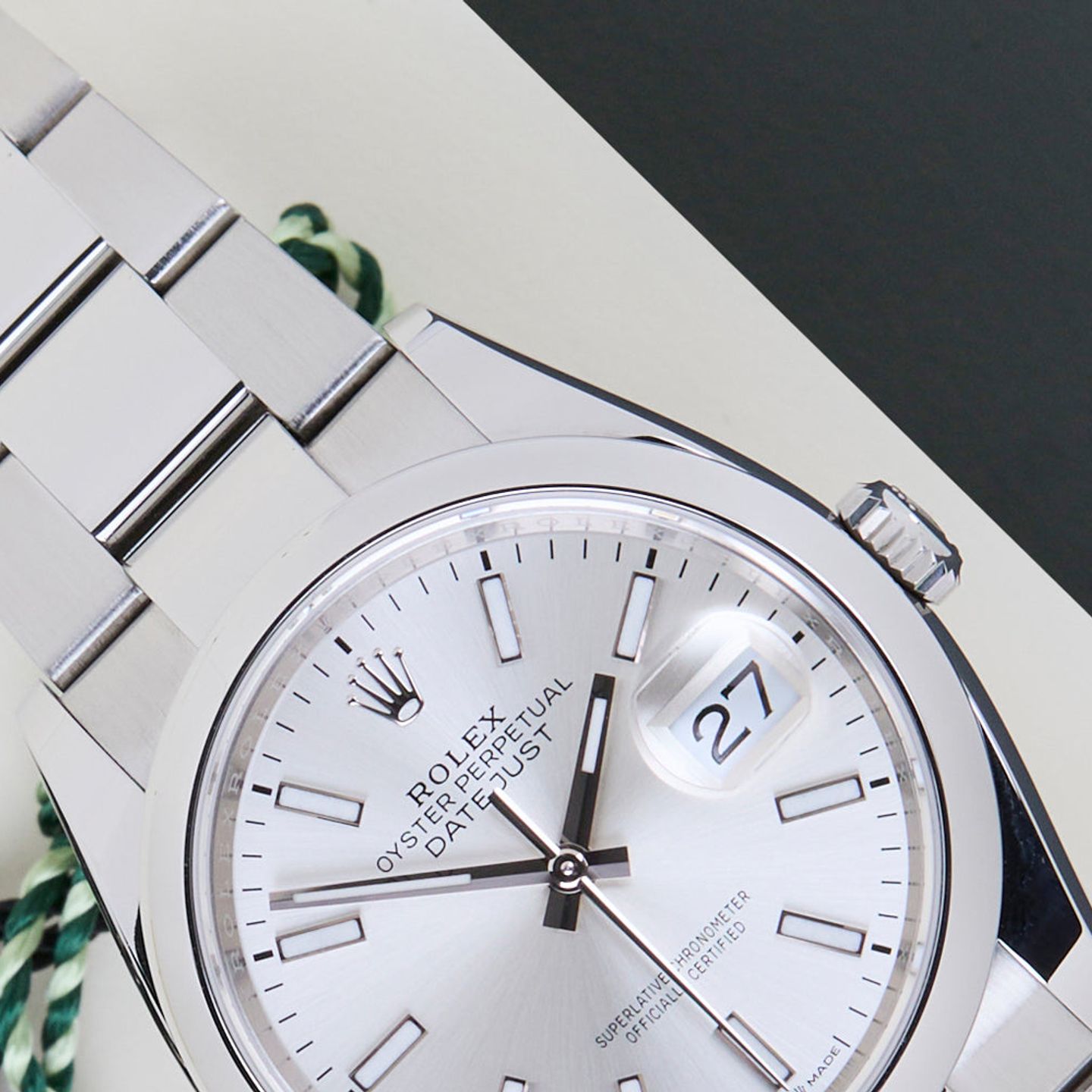 Rolex Datejust 36 126200 (2024) - Silver dial 36 mm Steel case (3/8)