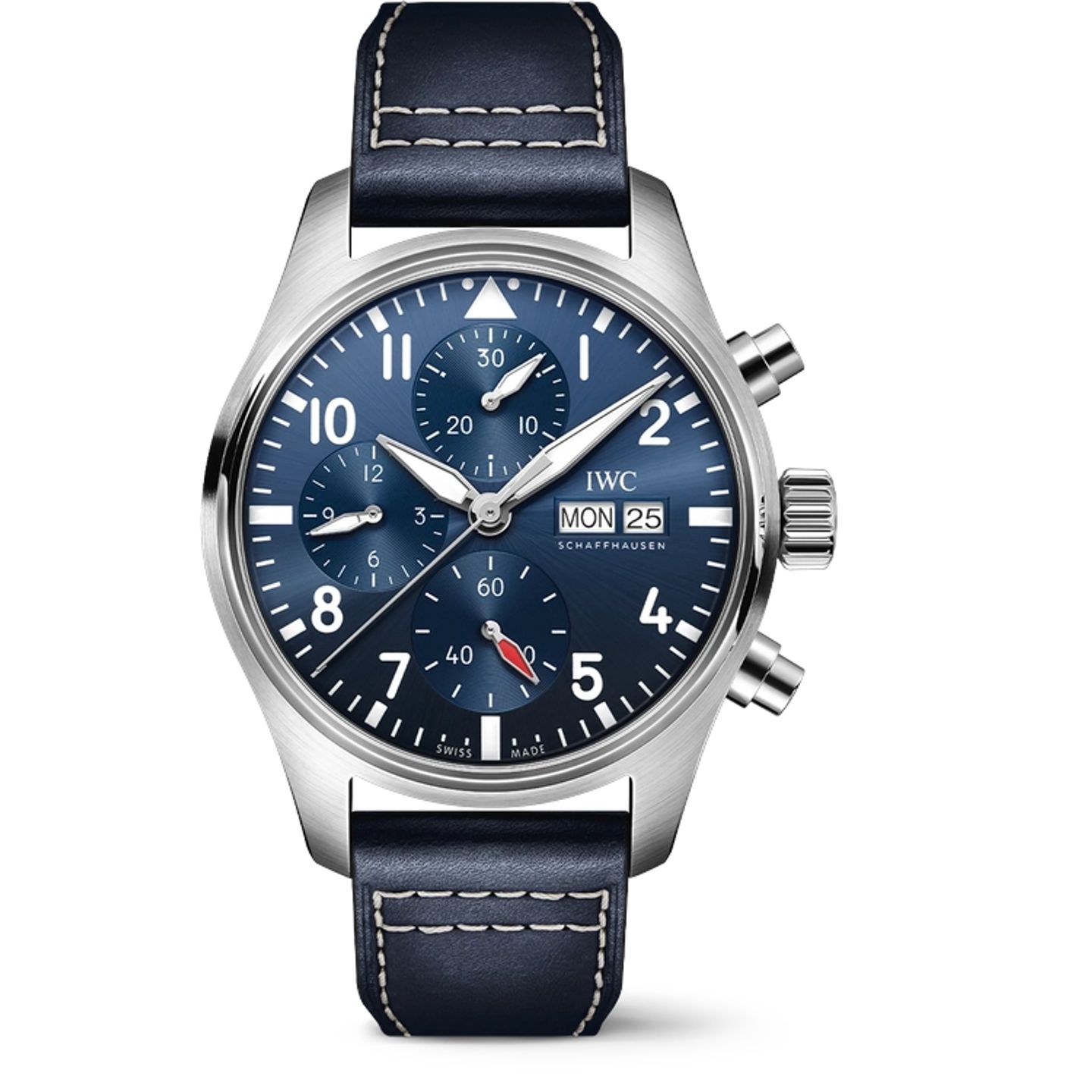 IWC Pilot Chronograph IW388101 (2025) - Blauw wijzerplaat 41mm Staal (1/1)