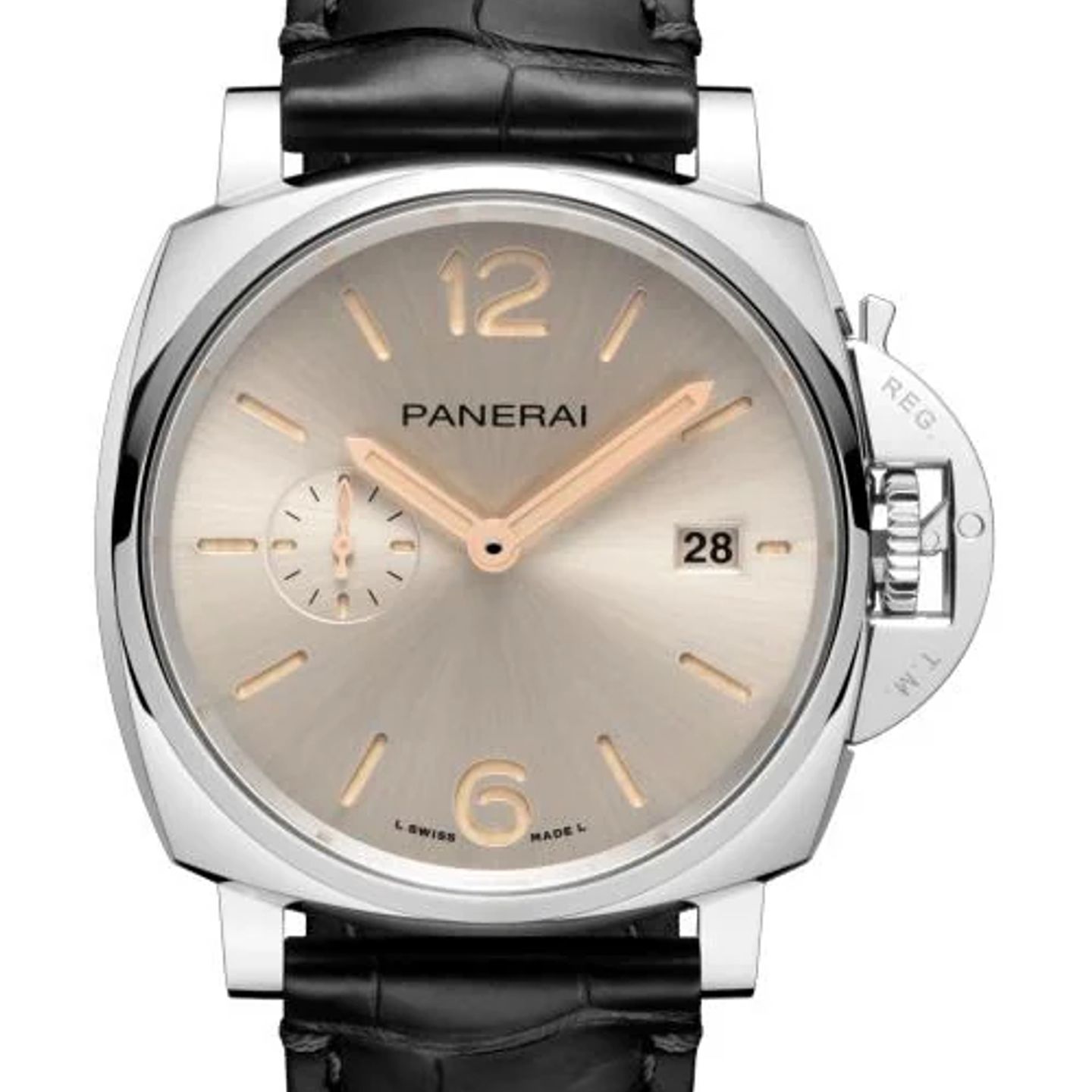 Panerai Luminor Due PAM01249 (2026) - Zilver wijzerplaat 42mm Staal (1/1)