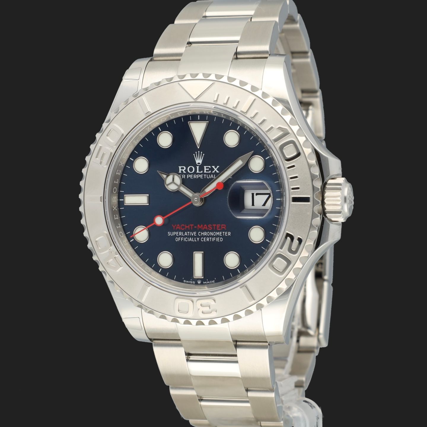 Rolex Yacht-Master 40 126622 (2022) - Blauw wijzerplaat 40mm Staal (1/8)