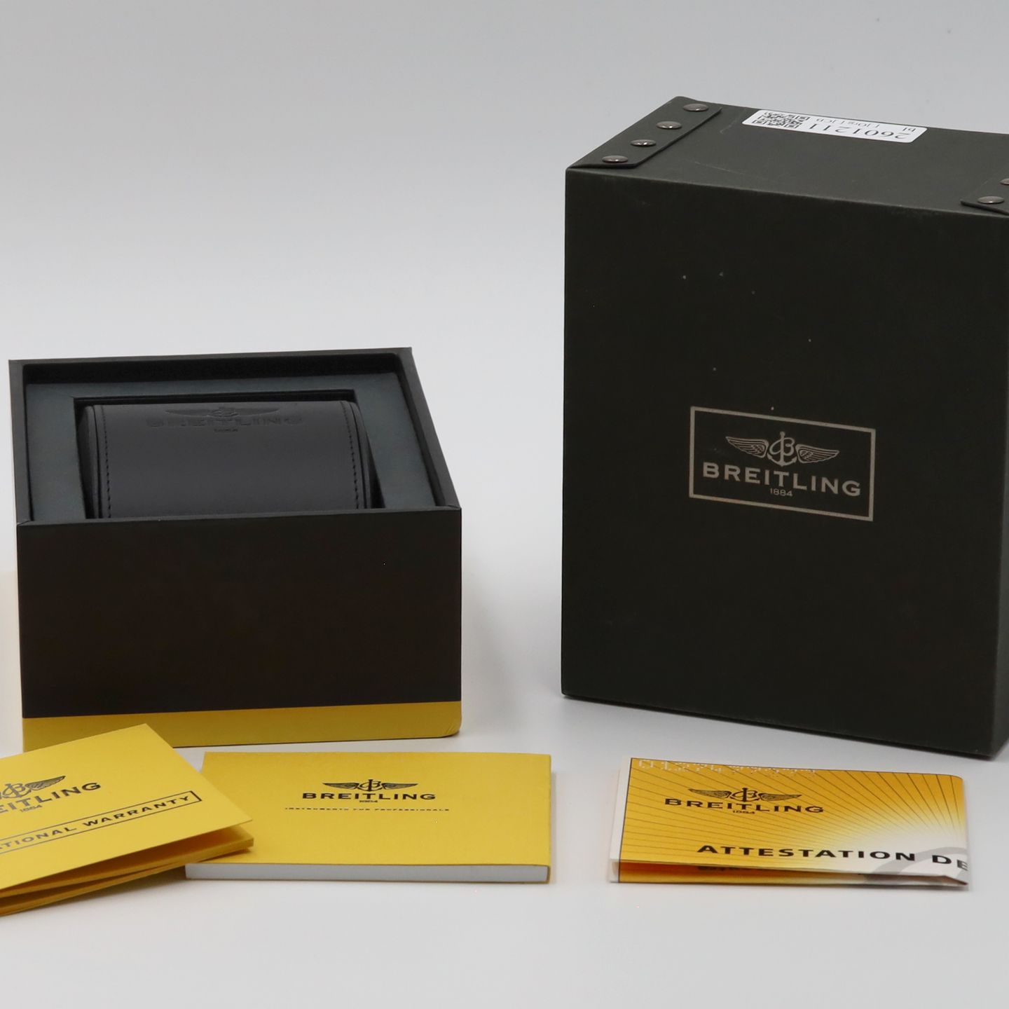 Breitling Superocean 44 C1739112/BA77 (Onbekend (willekeurig serienummer)) - Zwart wijzerplaat 44mm Goud/Staal (8/8)