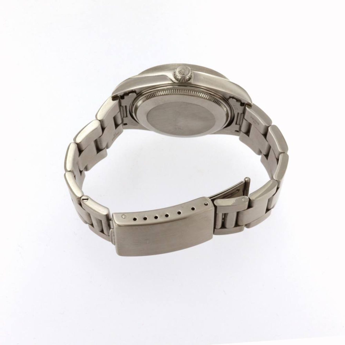 Rolex Air-King 14010 (1996) - Zwart wijzerplaat 34mm Staal (4/5)