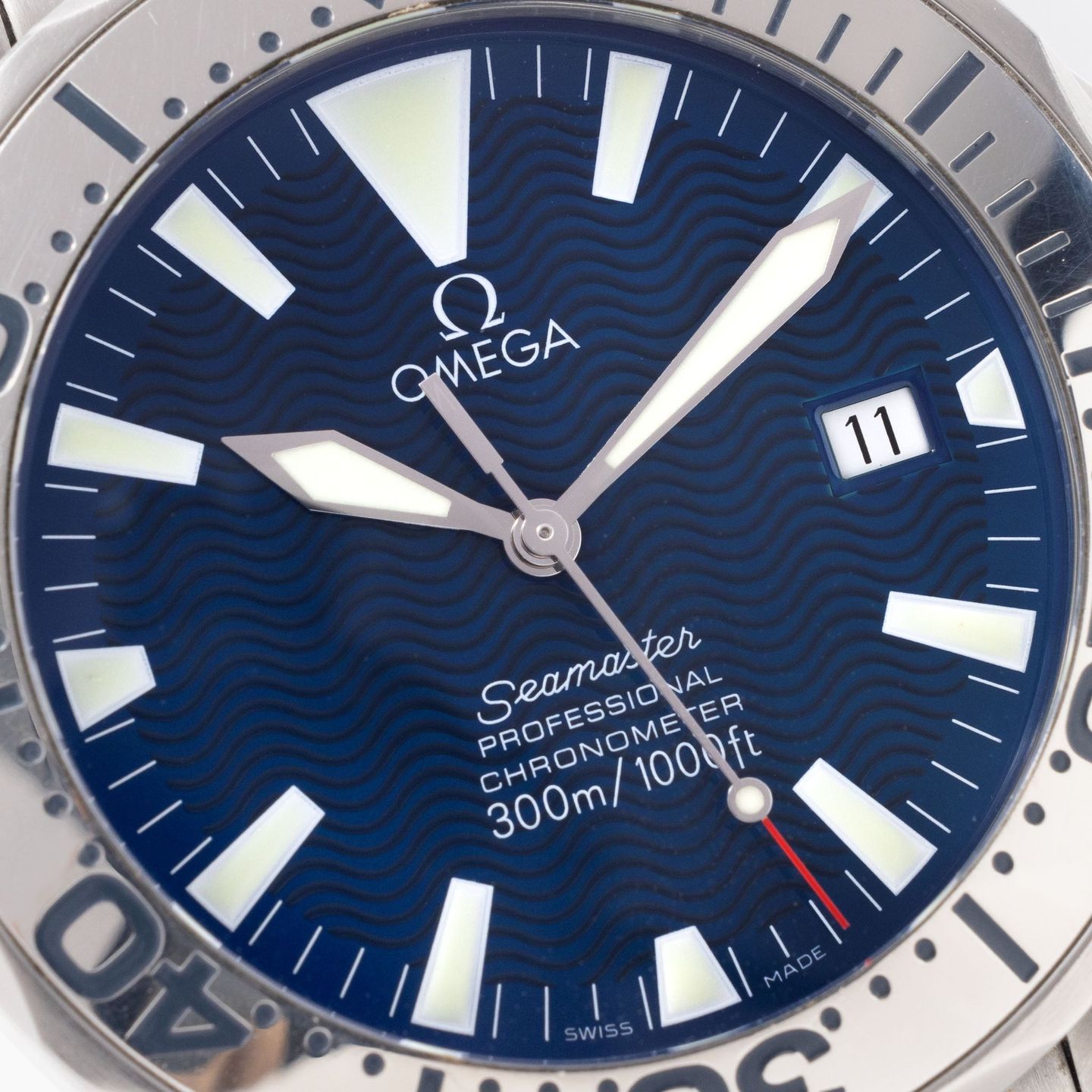 Omega Seamaster Diver 300 M 2255.8 (2000) - Blauw wijzerplaat 41mm Staal (2/6)