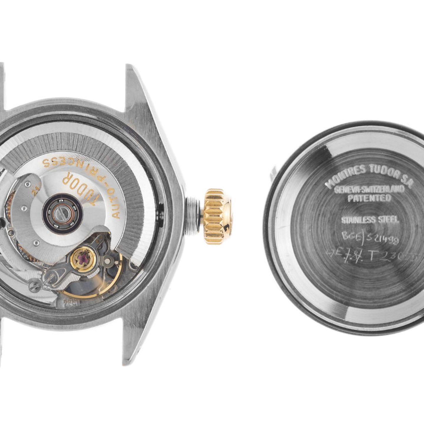 Tudor Prince Oysterdate 7607/3 (1976) - Blue dial 23 mm Gold/Steel case (8/8)