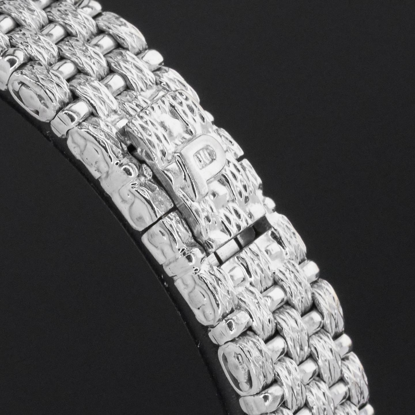 Piaget Vintage 4152D23 (Unknown (random serial)) - Diamond dial 21 mm White Gold case (8/8)