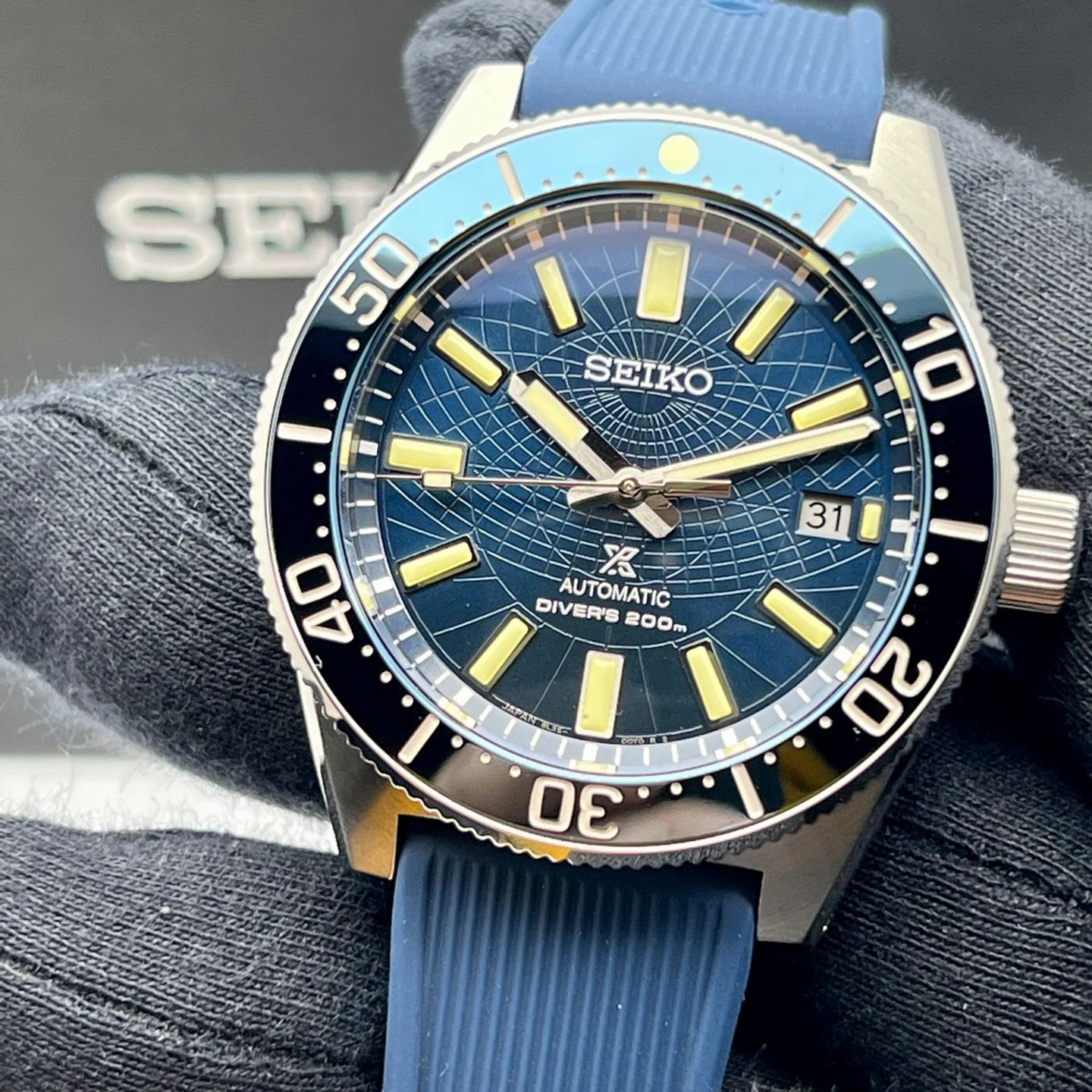 Seiko Prospex SLA065J1 (2023) - Blauw wijzerplaat 41mm Staal (8/10)