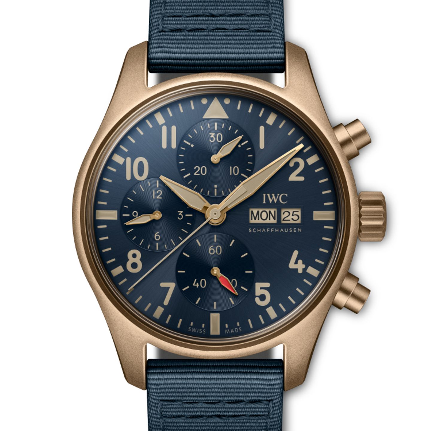 IWC Pilot Chronograph IW388109 (2024) - Blauw wijzerplaat 41mm Brons (1/1)