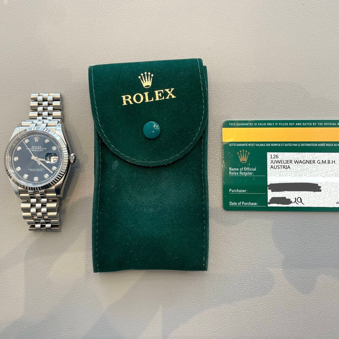 Rolex Datejust 36 126234 (2019) - Blue dial 36 mm Steel case (2/8)