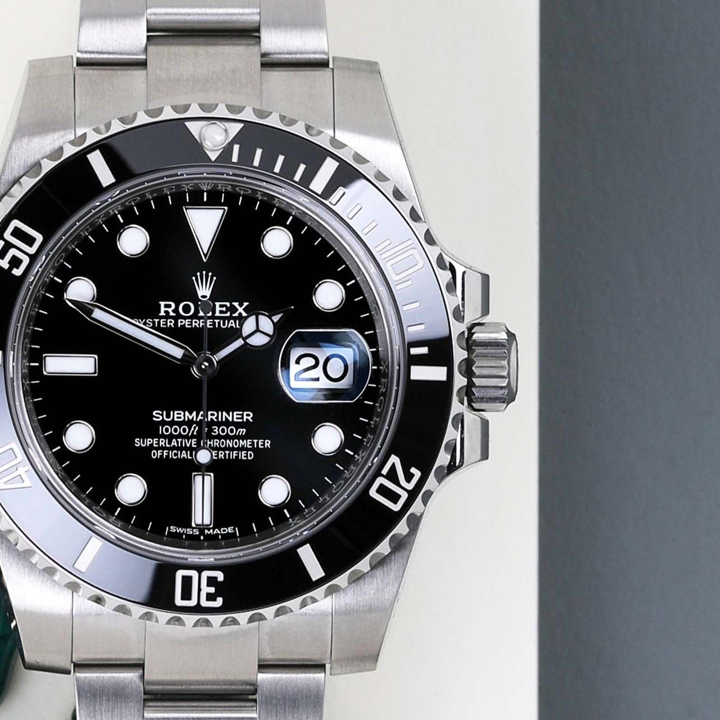 Rolex Submariner Date 116610LN (2020) - Zwart wijzerplaat 40mm Staal (5/8)