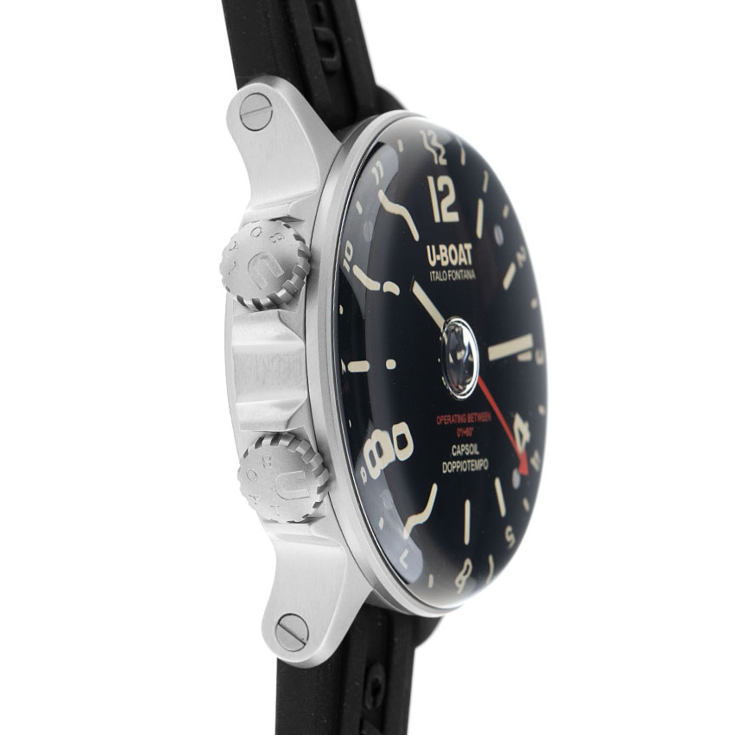 U-Boat Capsoil 8769 (Unknown (random serial)) - Black dial 46 mm Steel case (5/7)