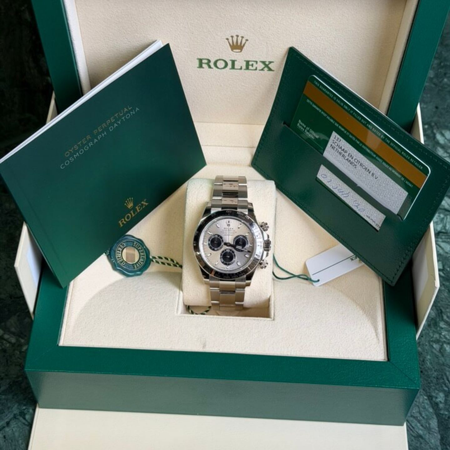 Rolex Daytona 116509 (2020) - Grey dial 40 mm White Gold case (8/8)