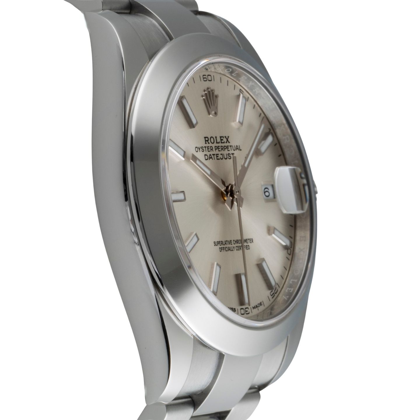 Rolex Datejust 41 126300 (Onbekend (willekeurig serienummer)) - Zilver wijzerplaat 41mm Staal (7/8)