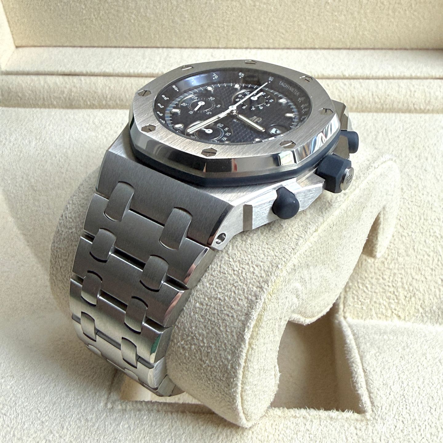 Audemars Piguet Royal Oak Offshore Chronograph 26238ST.OO.2000ST.01 (2023) - Blue dial 42 mm Steel case (6/14)