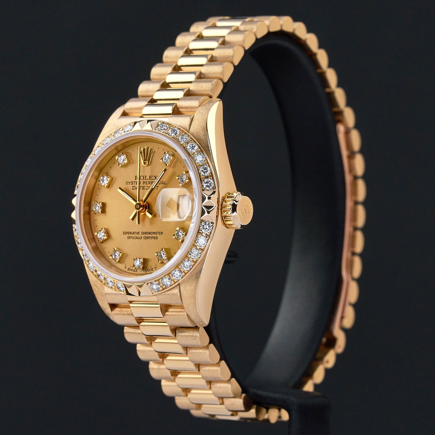 Rolex Lady-Datejust 69268 (1989) - 26 mm Yellow Gold case (4/8)